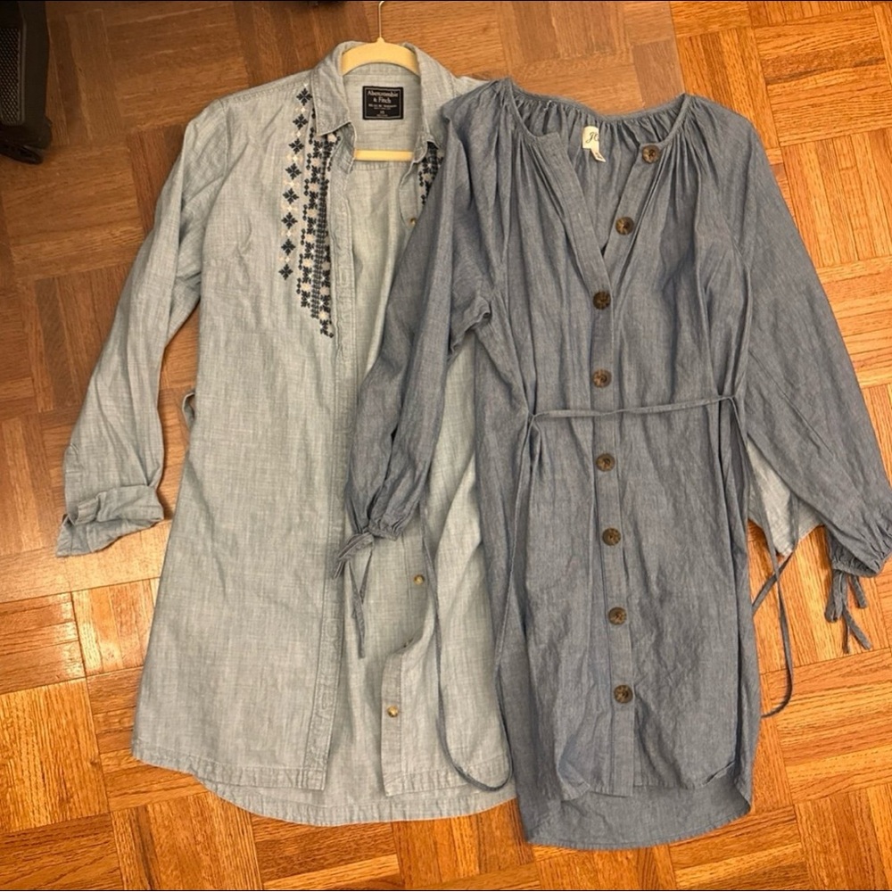 Two Denim Dresses - XS